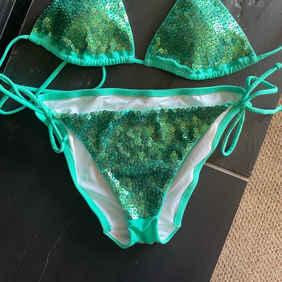 Ladies new bikini sequins tags on - Picture 2 of 5